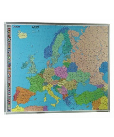 Mapa Europa base metálica