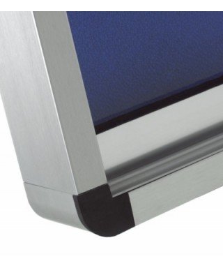 Vitrina convencional aluminio puertas correderas (fondo corcho)
